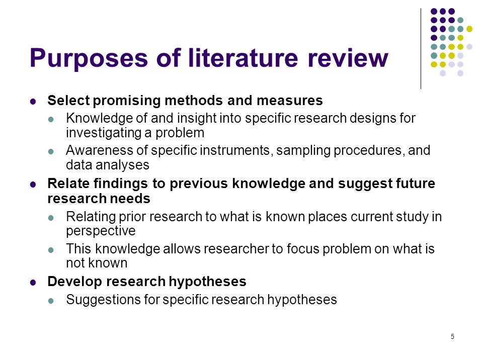 what is a literature review in research methods